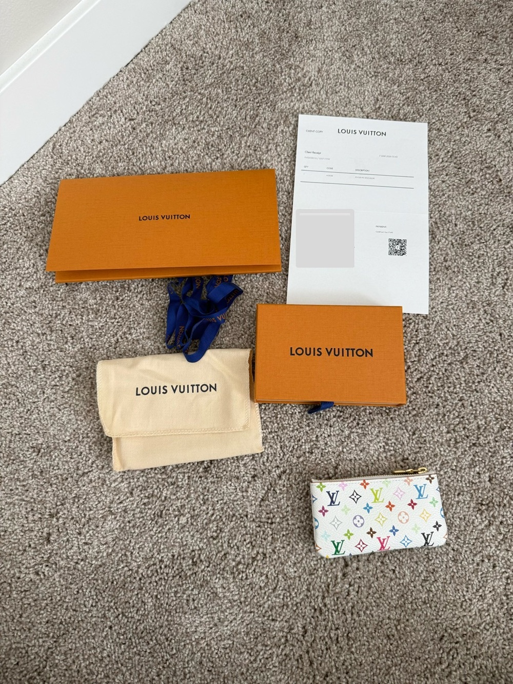 NWOT Louis Vuitton Takashi Murakami Key Pouch